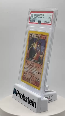 2000 Pokemon Rocket 1st Edition #4 Dark Charizard Holo PSA 9 MINT - Image 2