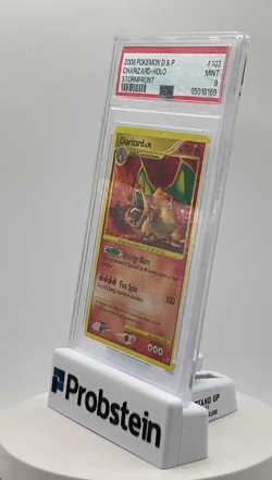 2008 Pokemon D & P Stormfront #103 Charizard Holo PSA 9 MINT - Image 2