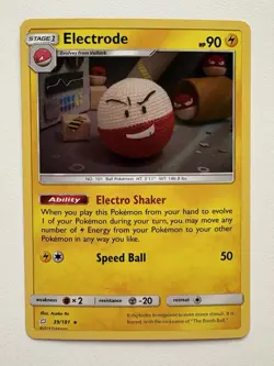 Electrode 39/181 SM Team Up Holographic Rare Pokemon TCG 2019 LP/MP - Image 1