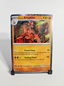 Pokemon Hisuian Arcanine 100/167 Cosmos Holo EXCLUSIVE Surging Sparks Blister - Image 1