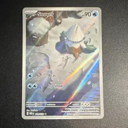 Pokemon Snover 140/132 Me01 Mega Evolution Illustration Rare Holo 90 HP - Image 1