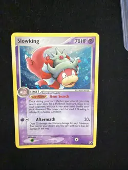 2005 Pokemon EX Unseen Forces Slowking 14/115 Holo PSA 7 NM - Image 2