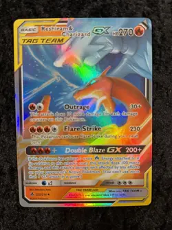 Reshiram & Charizard GX 20/214 Sm-Unbroken Bonds - Holo - Pokemon 2019 NM - Image 1