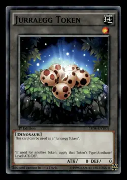 Token: Jurraegg SR04-ENTKN Structure Deck: Dinosmasher's Fury Yu-Gi-Oh NM - Image 1
