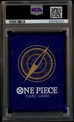 2025 One Piece OP12 English 3rd Anniversary Gold #093 Marshall D. Teach PSA 10 - Image 3