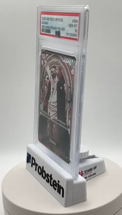 2025 One Piece OP13 ENGLISH 3rd Anniversary Silver #004 Shanks PSA 10 GEM MINT - Image 2
