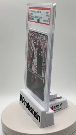 2025 One Piece OP13 ENGLISH 3rd Anniversary Silver #004 Shanks PSA 9 MINT - Image 2