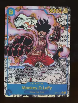 One Piece English OP11-118 Manga Alternate Art MonkeyD. Luffy - Image 1