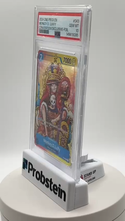2024 One Piece EN Convention Foil #043 Monkey D Luffy PSA 10 GEM MINT - Image 2