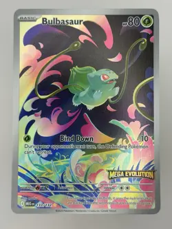 Bulbasaur - (Mega Evolution Stamped) 133/132 Miscellaneous Cards & Products Holo - Image 1