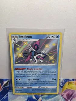 Pokemon Card Inteleon SV027/SV122 Shining Fates Rare Baby Shiny 47 - Image 1
