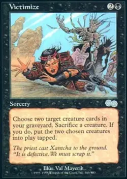 Victimize - Urza's Saga #166/335 MTG Magic The Gathering - Image 1
