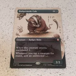 Badgermole Cub (Borderless) Avatar: The Last Airbender Regular - Image 1