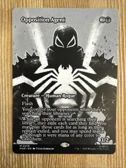 MTG - Opposition Agent - Borderless - Marvels Spiderman - Non Foil - NM - Image 1