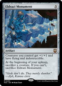 Eldrazi Monument 290 NM Near Mint M3C Modern Horizons 3 Commander Magic MTG - Image 1