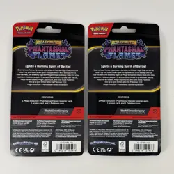 Pokemon TCG Phantasmal Flames – 4 Sleeved Packs & 2 Single Pack Blisters Sealed - Image 5
