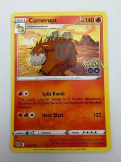 #014/078 Camerupt Normal Uncommon - Pokemon Go English NM - Image 1