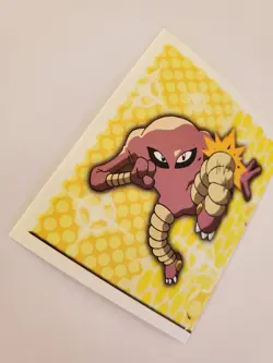 Pokemon Topps Hitmonlee & Hitmonchan Merlin collectable Stickers SET #176 & #177 - Image 5