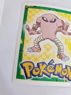 Merlin Sticker Hitmonchan Hitmonlee Vintage Pokemon Set 106 107 - Image 3