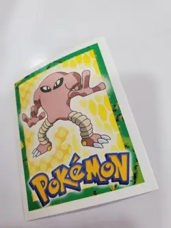 Merlin Sticker Hitmonchan Hitmonlee Vintage Pokemon Set 106 107 - Image 4