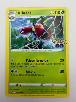 #007/078 Ariados Normal Uncommon - Pokemon Go English NM - Image 1