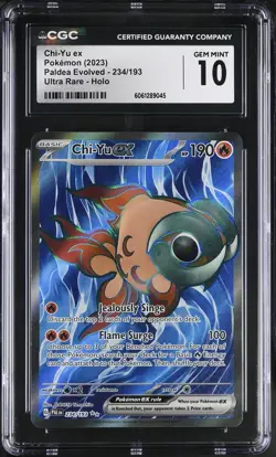Chi-Yu ex 234/193 CGC Gem Mint 10 Paldea Evolved Ultra Rare Pokemon - Image 1