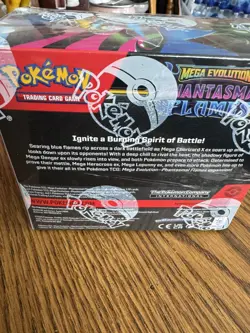 POKEMON TCG Mega Evolution Phantasmal Flames Booster Box English Official New - Image 1