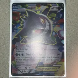 Gengar EX 34/119 Pokemon TCG XY Phantom Forces Ultra Rare Holo NM - Image 1