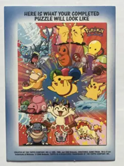 2000 Topps Pokemon TV Animation Series 2 Rattata #19 Sticker Puzzle Piece 9/10 - Image 2