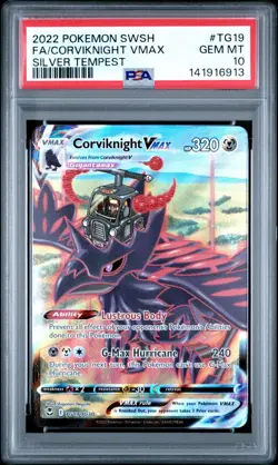 Corviknight VMAX 2022 Pokemon Silver Tempest #TG19 PSA 10 - Image 1