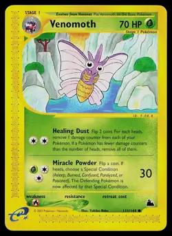 Pokemon Card - Venomoth Skyridge 111/144 Common - Image 1