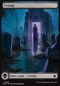 Swamp - Non-Foil - Foundations - 286 | MTG Card - Image 3