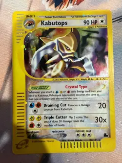 Kabutops - 150/144 - Pokemon Skyridge Holo Crystal Card LP - Image 1