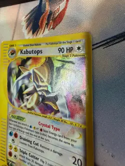 Kabutops - 150/144 - Pokemon Skyridge Holo Crystal Card LP - Image 3