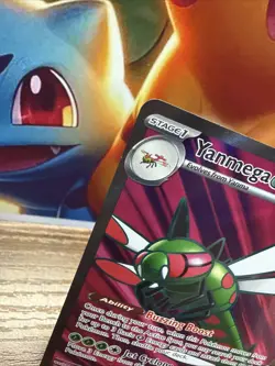 Pokemon TCG Yanmega EX Dbl Rare Holo Card #206/182 Destined Rivals Pack To Sleev - Image 2
