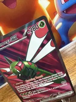 Pokemon TCG Yanmega EX Dbl Rare Holo Card #206/182 Destined Rivals Pack To Sleev - Image 3