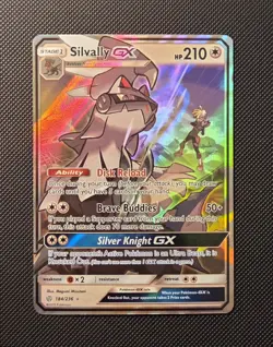 Pokemon TCG Silvally GX Holo Ultra Rare Card Sun & Moon Cosmic Eclipse 184/236 - Image 1