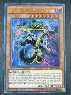 Doomking Balerbroch SR07 Ultra Rare - 1st ed Yugioh Card #7MD - Image 1