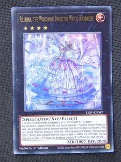 Rilliona Wondrous Witch Wardrobe LIOV - Ultra Rare - Yugioh Card #5IR - Image 1