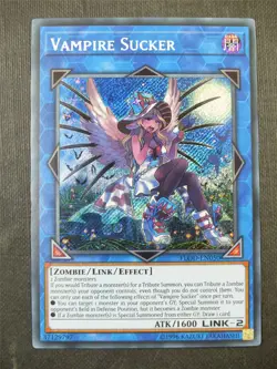 Vampire Sucker FLOD Secret Rare - 1st ed Yugioh Card #2NL - Image 1
