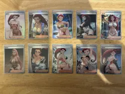 Pokemon Jessie Waifu Card Lot #2 - Used - Image 1