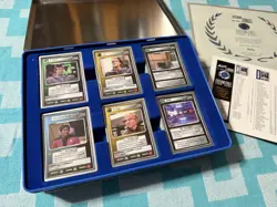 Star Trek the Next Generation CCG Limited Edition Tin 363 Silver Border Cards - Image 1
