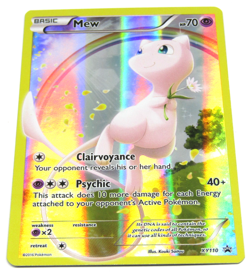 Pokemon TCG Mew Black Star Promo XY110 Full Art Holo Card Near Mint Condition - Image 1