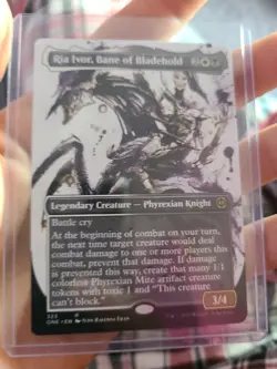 MTG ONE Showcase Phyrexia Ria Ivor, Bane of Bladehold #323 PACK FRESH Magic - Image 1