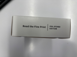 Mtg Secret Lair: Read The Fine Print (Foil) (NIB) - Image 1