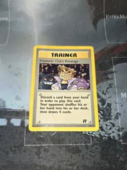 Imposter Oak's Revenge 76/82 Team Rocket Regular Pokemon Card HP - Image 1