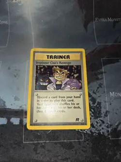 Imposter Oak's Revenge 76/82 Team Rocket Regular Pokemon Card HP - Image 3