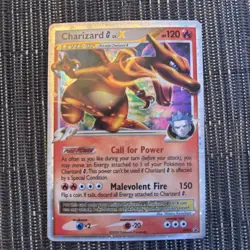 2009 Pokemon Charizard G LV.X #DP45 Diamond and Pearl Black Star Promo Holo Rare - Image 1
