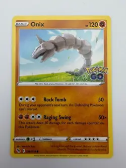 #036/078 Onix Normal Common - Pokemon Go English NM - Image 1