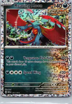 Pokemon Roaring Moon ✨ Holofoil Promo McDonald's Promos 2024 011/015 NM - Image 1